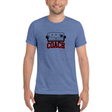 Sofa-Coach - Triblend T-Shirt - Red Block